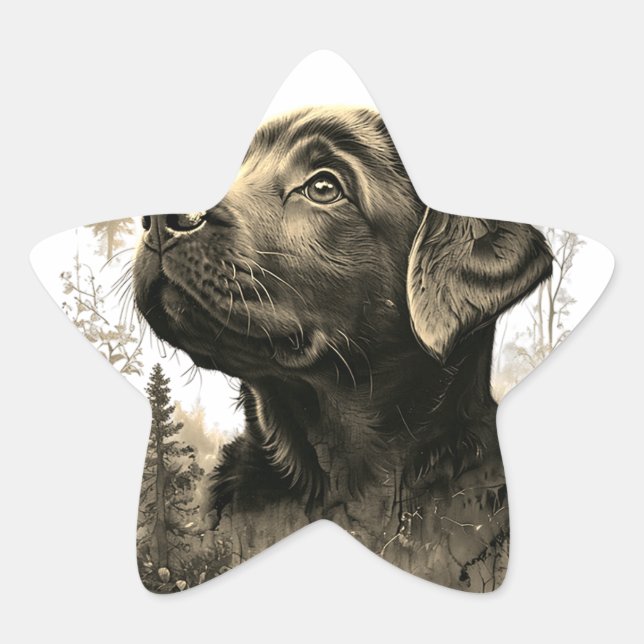 Sticker Étoile Pegatinas con forma de estrella (Devant)