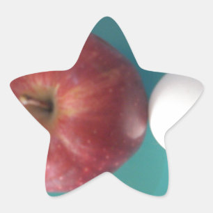 Sticker Étoile Petits-déjeuners copains : Deux oeufs $an Apple St