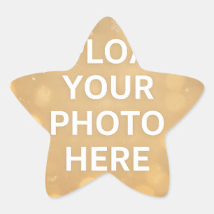 Sticker Étoile Photo personnalisée