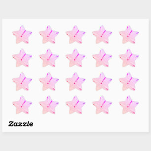 Sticker Étoile Plage de sable Dollar Côte Tendance Cute Rose Girl