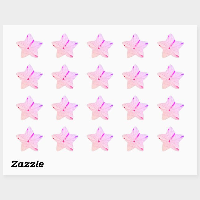 Sticker Étoile Plage Dollar Sableux Côtière Tendance Mignon Rose  (Feuille)
