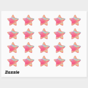 Sticker Étoile Plumes Phoenix - Paint Splatter