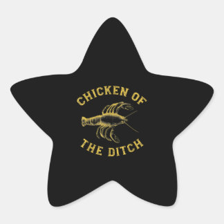 Sticker Étoile Poisson-crevettes Poisson-poulet Cajun Aliments Bo