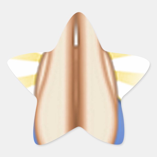 Sticker Étoile prier émoji (Devant)