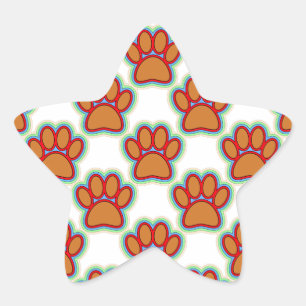 Sticker Étoile Puppy Paws