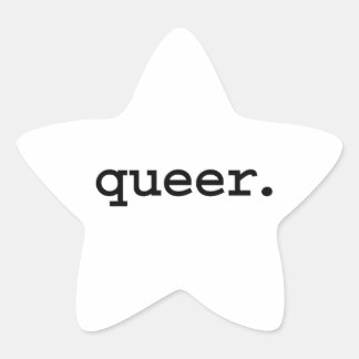 Sticker Étoile queer.