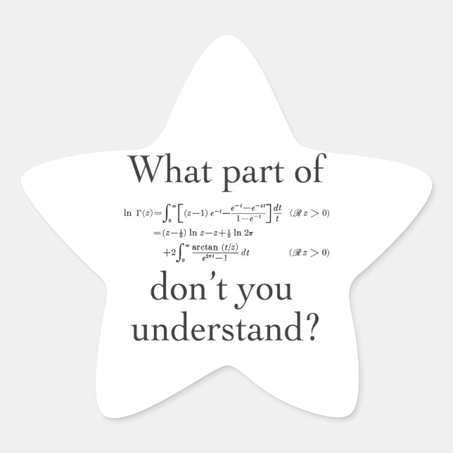 Sticker Étoile Quelle partie de... ? (Devant)