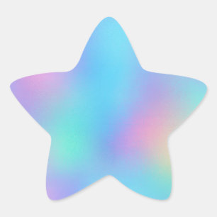 Sticker Étoile Rêve Pastel Holographique