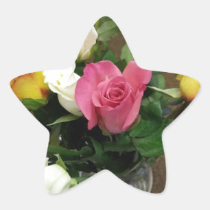 Sticker Étoile Rose