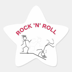 Sticker Étoile Rouleau Rock 'N'