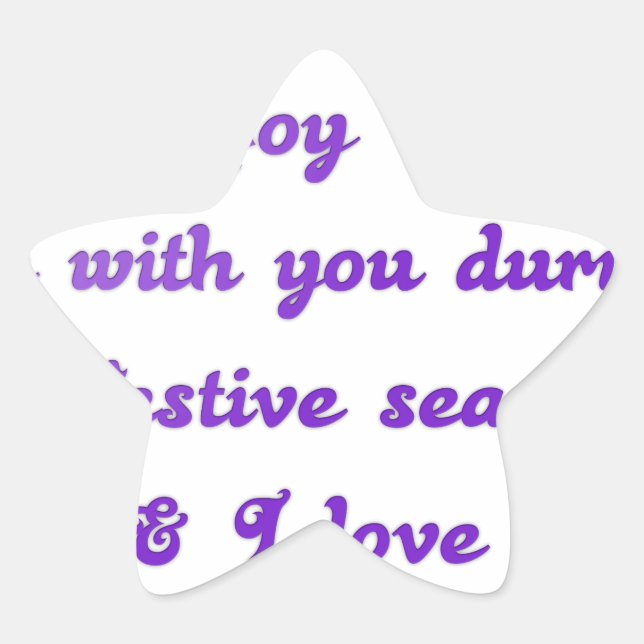 Sticker Étoile Salutation de la saison festive "Cher ami" (Devant)