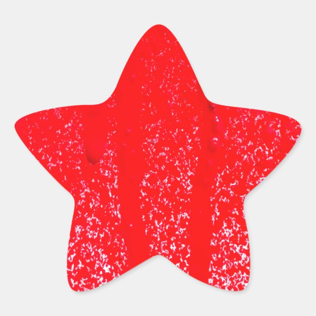 Sticker Étoile sang coulant (Devant)