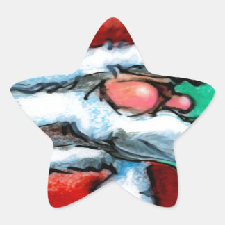 Sticker Étoile Santa Claus