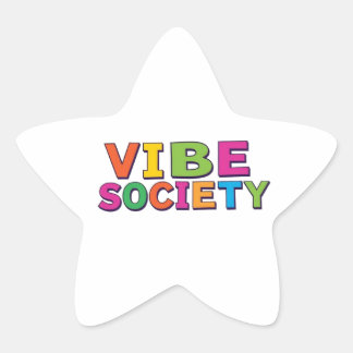 Sticker Étoile Société Vibe