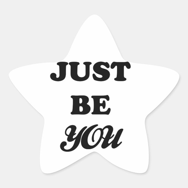 Sticker Étoile Sois toi (Devant)