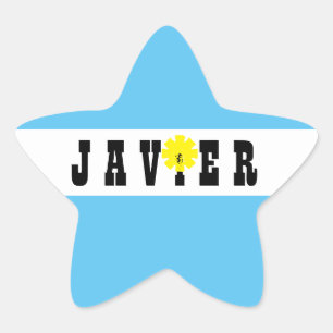 Sticker Étoile Soutenez Javier Milei Président de l'Argentine Oui