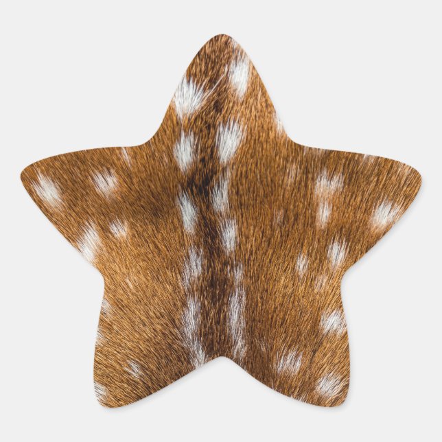 Sticker Étoile Spotted deer pour texture (Devant)