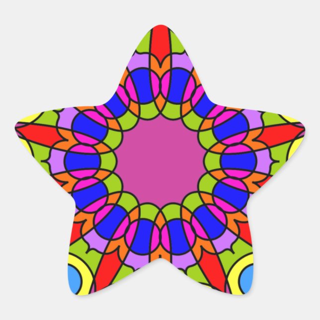 Sticker Étoile Starburst (Devant)