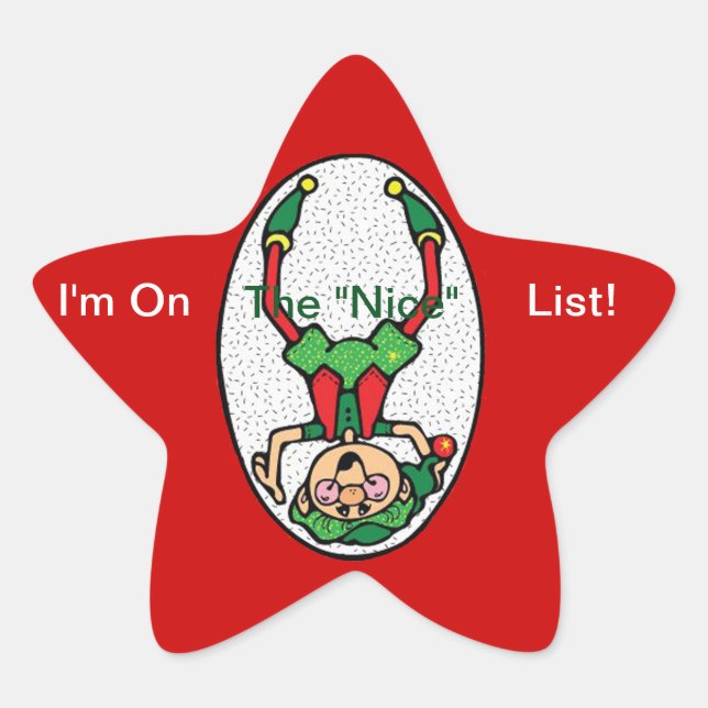 Sticker Étoile Stickers—Nice Elfe (Devant)