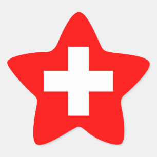 STICKER ÉTOILE SUISSE