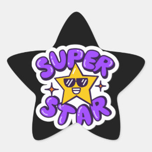 Sticker Étoile superstar
