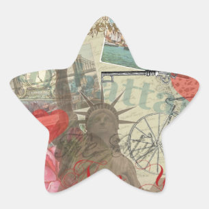 Sticker Étoile Symbole d'Art de New York