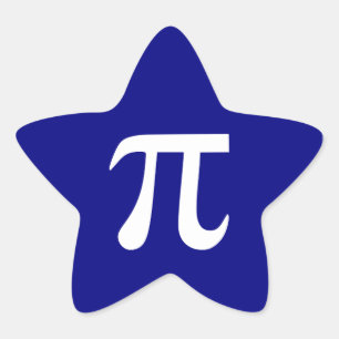 Sticker Étoile Symbole de la Marine et du Pi blanc