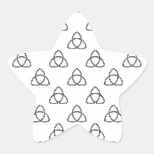 Sticker Étoile Symbole Triquetra Vesica