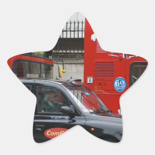 Sticker Étoile Taxi de taxi noir de Londres