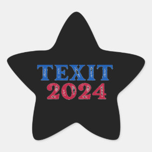 Sticker Étoile Texit 2024 Texas
