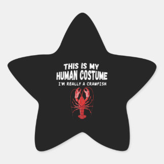 Sticker Étoile This Is My Human Costume 2020
