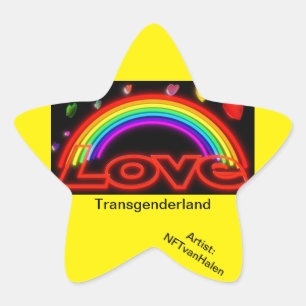 Sticker Étoile Transgenderland