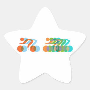 Sticker Étoile Vélo freak