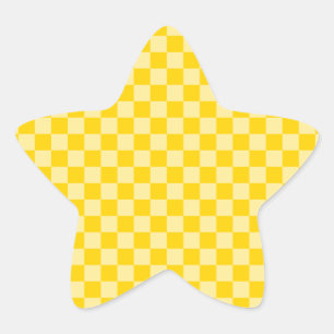 Sticker Étoile Vérifié Or Jaune