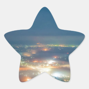 Sticker Étoile Vue Nocturne Mer Nocturne Des Nuages Japon Kumamot