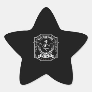 Sticker Étoile Whiskey Lover   Vous Pouvez Danser Whiskey