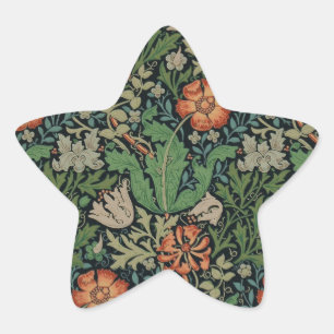 Sticker Étoile William Morris Compton Fond d'écran classique