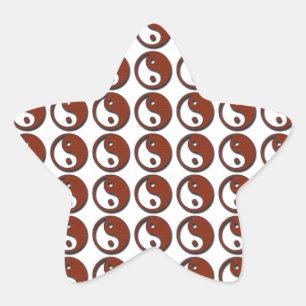 Sticker Étoile Yin Yang par Shirley Taylor