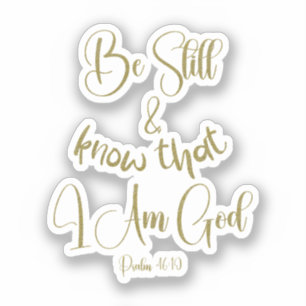 Sticker Être encore KJV Bible Verse