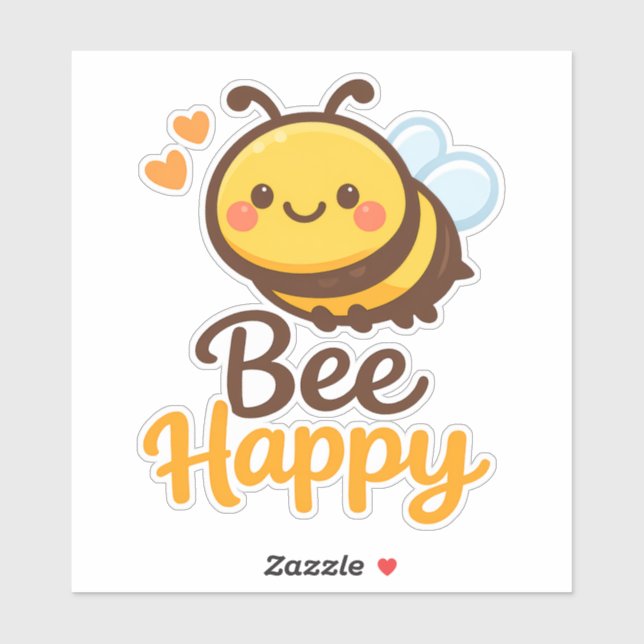 Sticker Être Heureux (Feuille)