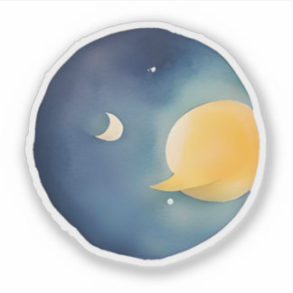 Sticker Étreinte au clair de lune