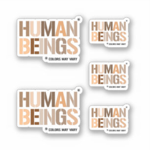 Sticker ÊTRES HUMAINS : Les couleurs peuvent varier