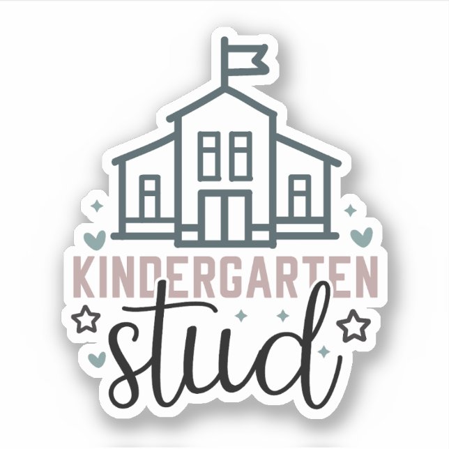 Sticker Étude Kindergaten (Devant)