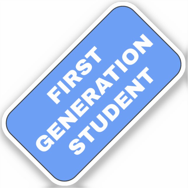 Sticker Étudiant de première génération (Recto)