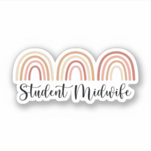 Sticker Étudiante sage-femme, étudiante de Midwifery