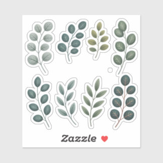 Sticker Eucalyptus Dreams Watercolor