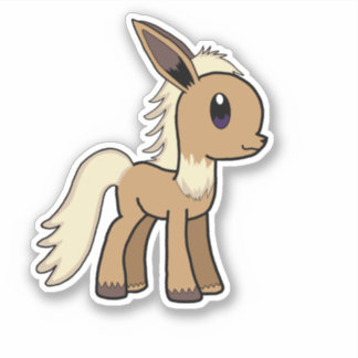 Sticker Eve-ony Pokémon My Little Pony