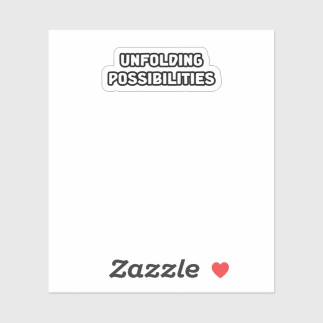 Sticker Événements Possibilités Possibilité Potentiel (Feuille)