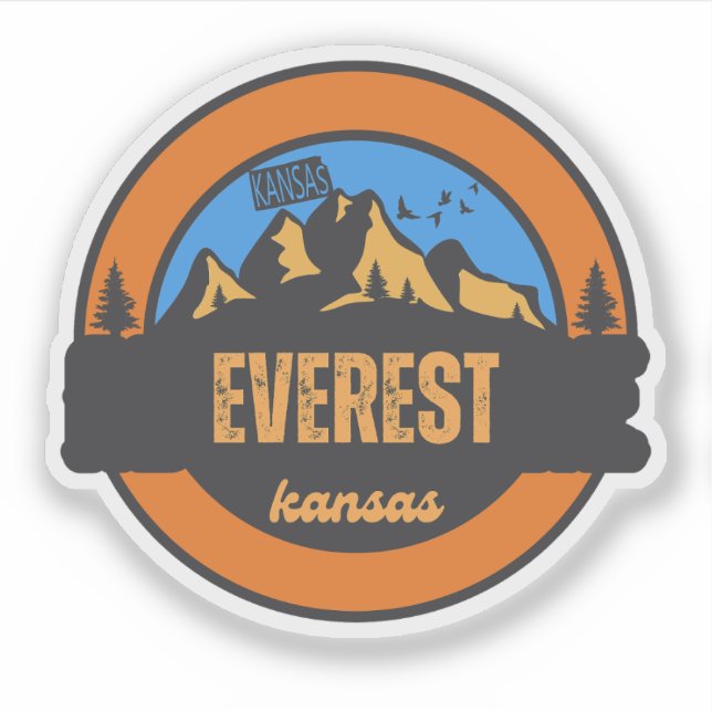 Sticker Everest, Kansas (Devant)