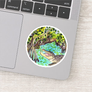 Sticker Everglades Parc National Floride Aquarelle